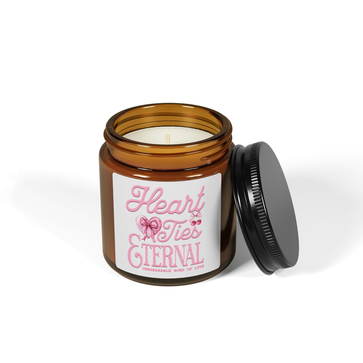 Scented Soy Candle (Multi-Size, Amber Jar)