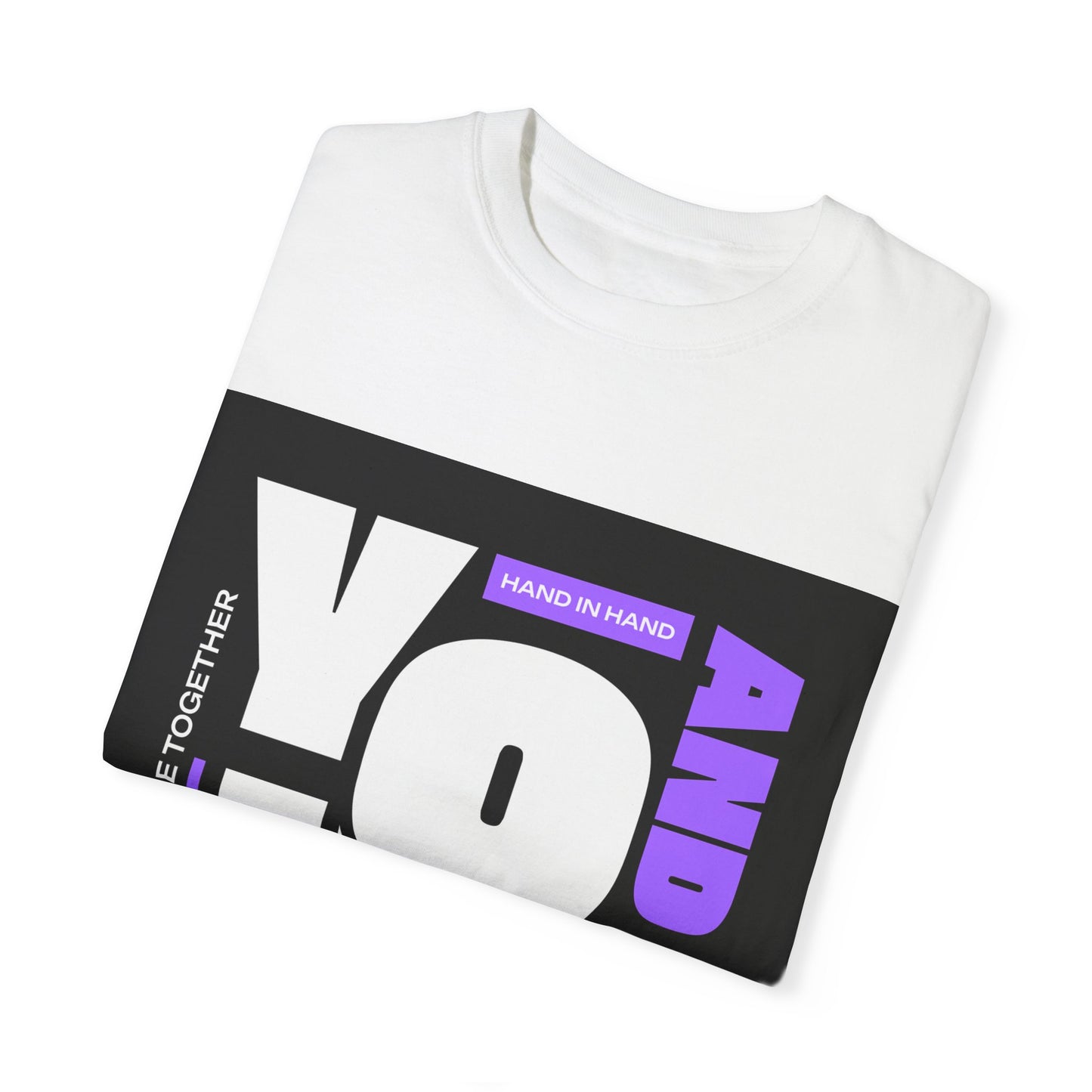 You&ME Unisex Garment-Dyed T-shirt